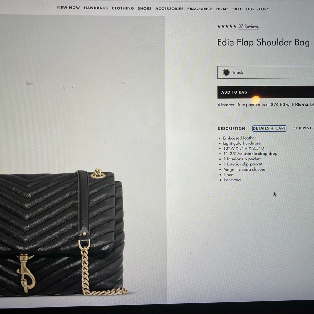 Rebecca Minkoff Edie Flap Shoulder Bag/Crossbody